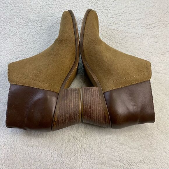 MADEWELL SUEDE AND LEATHER ANKLE BOOTIES  THE CAIT - Picture 7 of 10